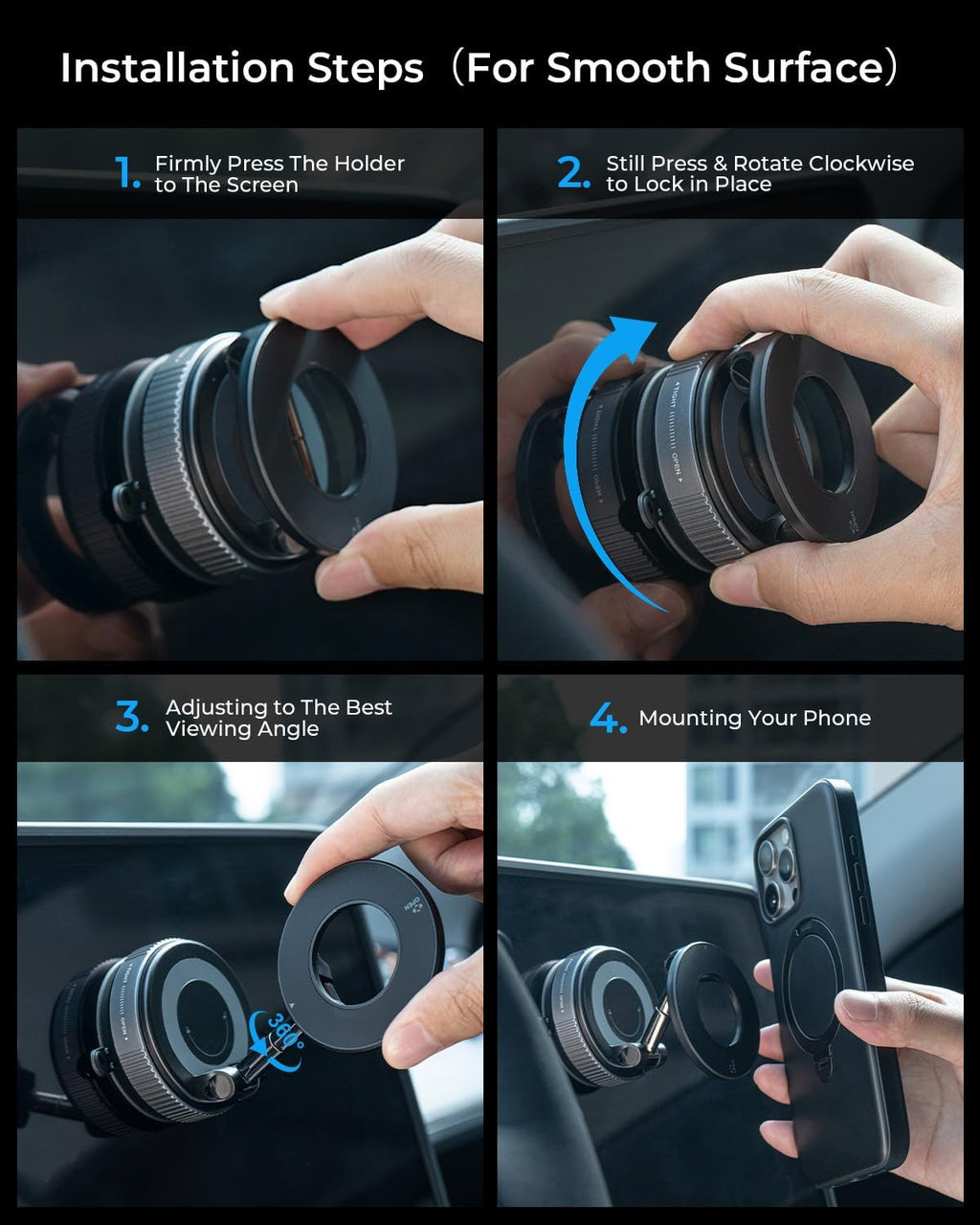 MagniGrip™ Magnetic Phone Holder